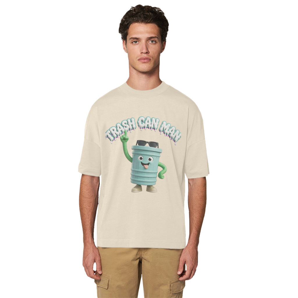 TRASH CAN MAN Premium Organic Oversized T-Shirt
