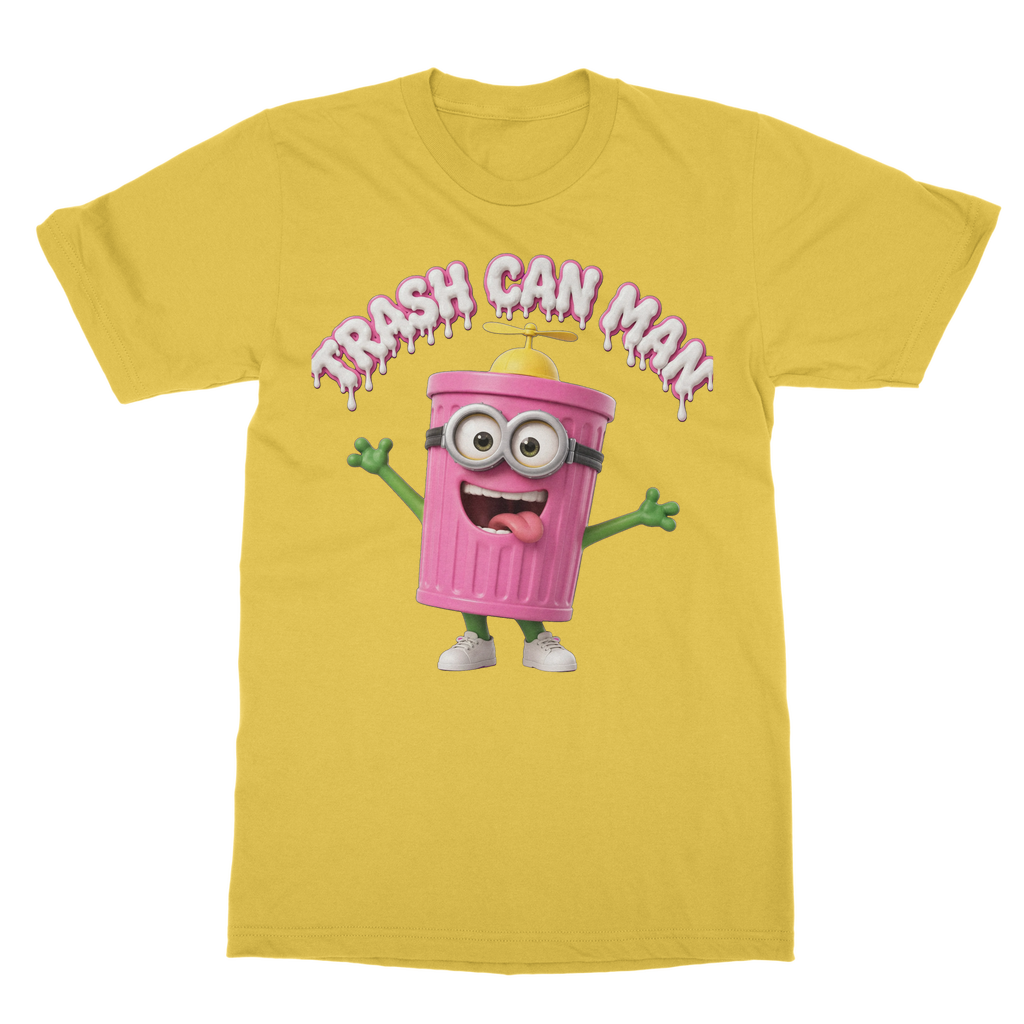 TRASH CAN MAN Classic Heavy Cotton Adult T-Shirt