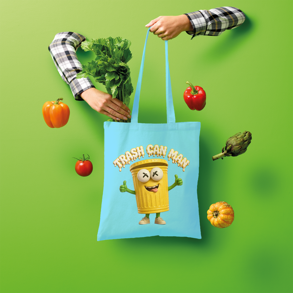 TRASH CAN MAN Shopper Tote Bag