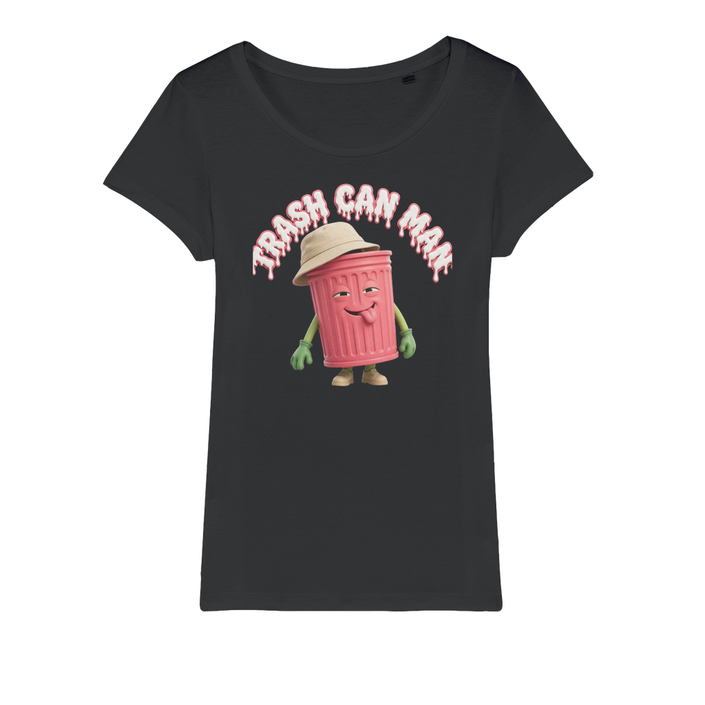 TRASH CAN MAN Organic Jersey Womens T-Shirt