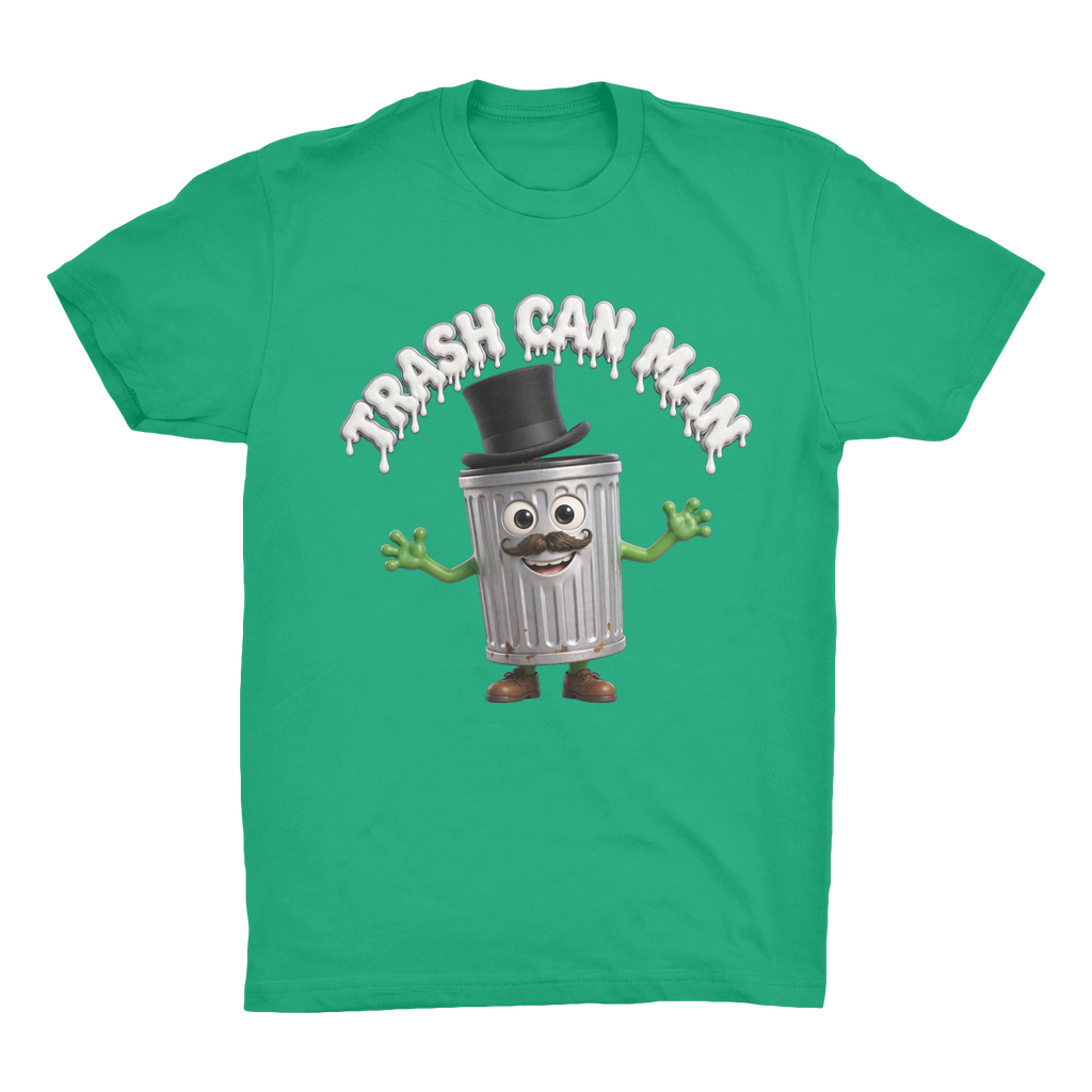 TRASH CAN MAN Organic Adult T-Shirt