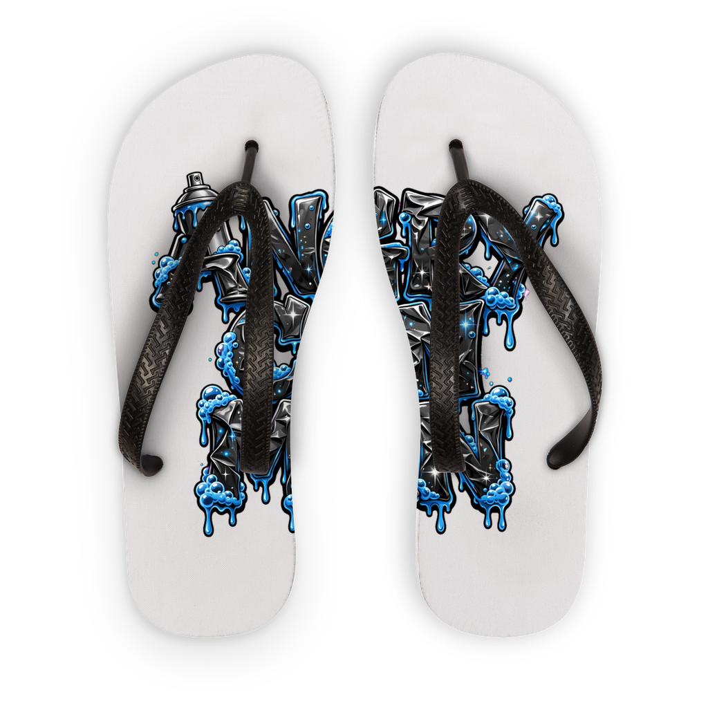 ANGRY CAN MAN 2.0 Kids Flip Flops