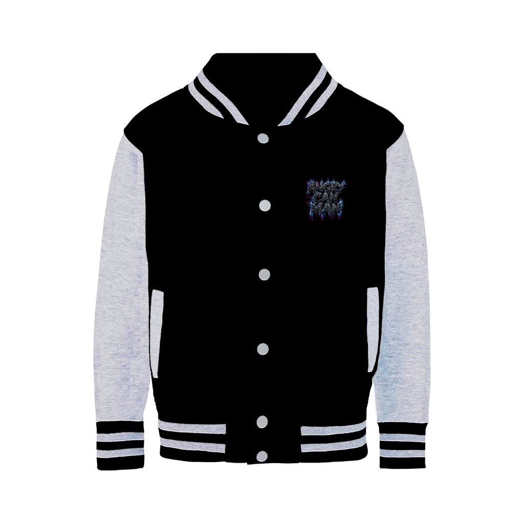 angry can man Varsity Jacket