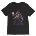 angry can man Premium V-Neck T-Shirt