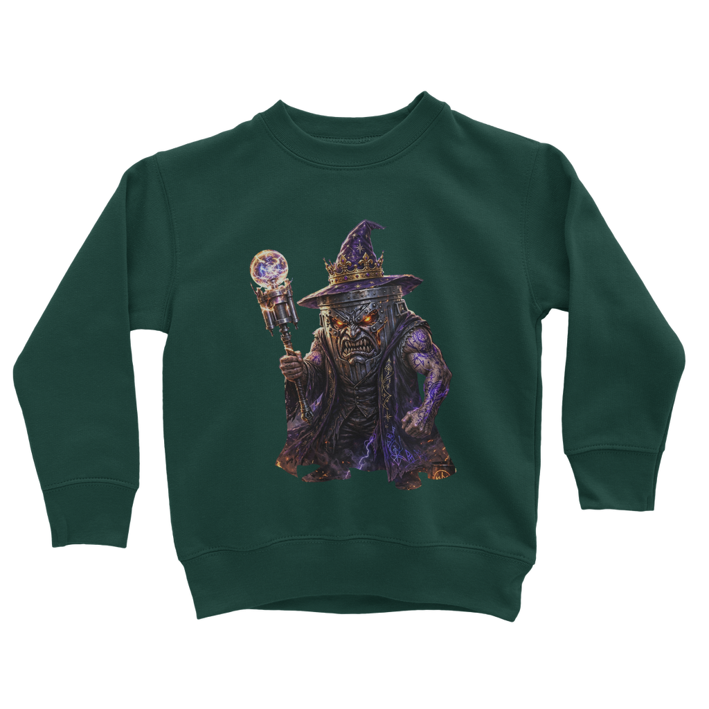 angry can man Classic Kids Sweatshirt
