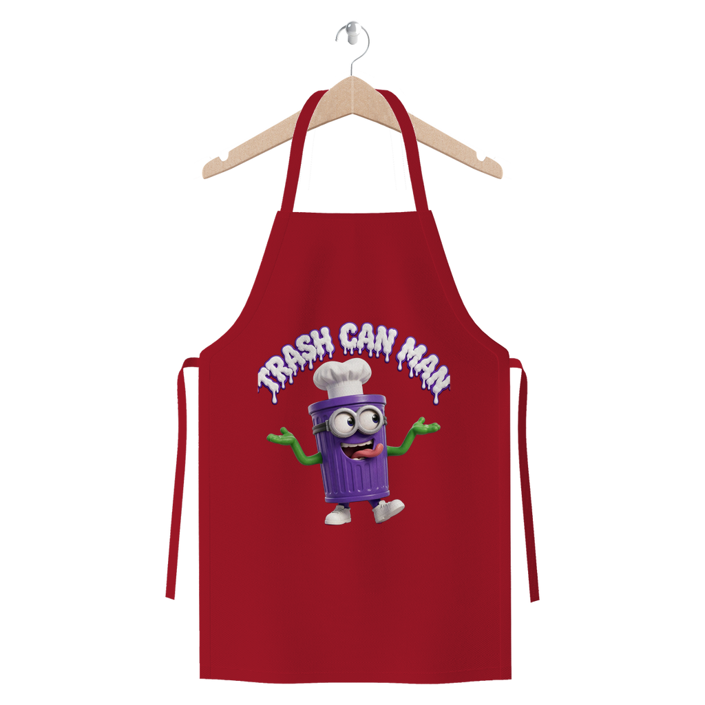 TRASH CAN MAN Premium Jersey Apron