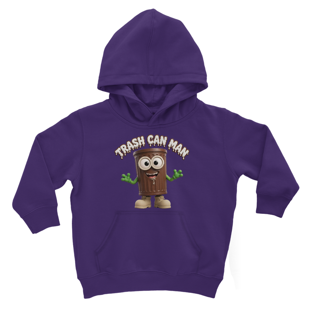 TRASH CAN MAN Classic Kids Hoodie