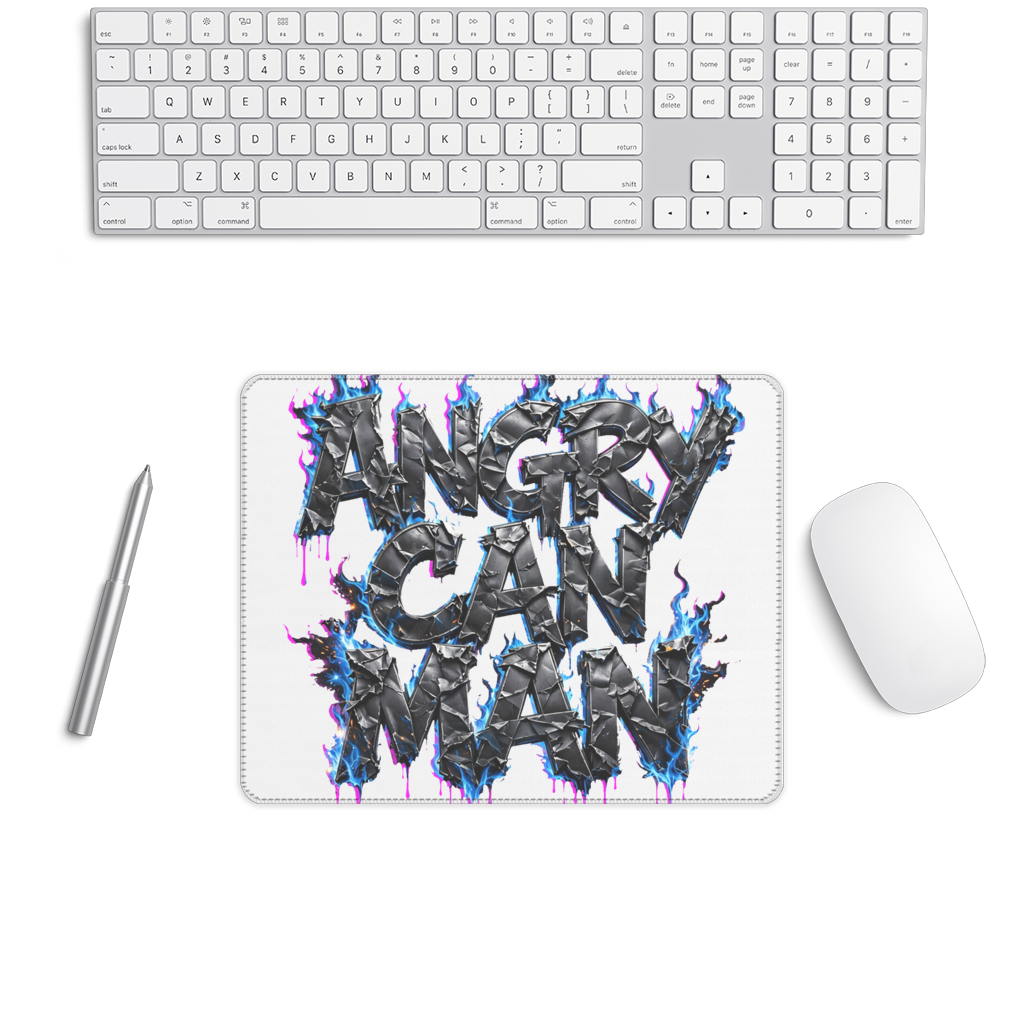 angry can man Medium Gaming Pad