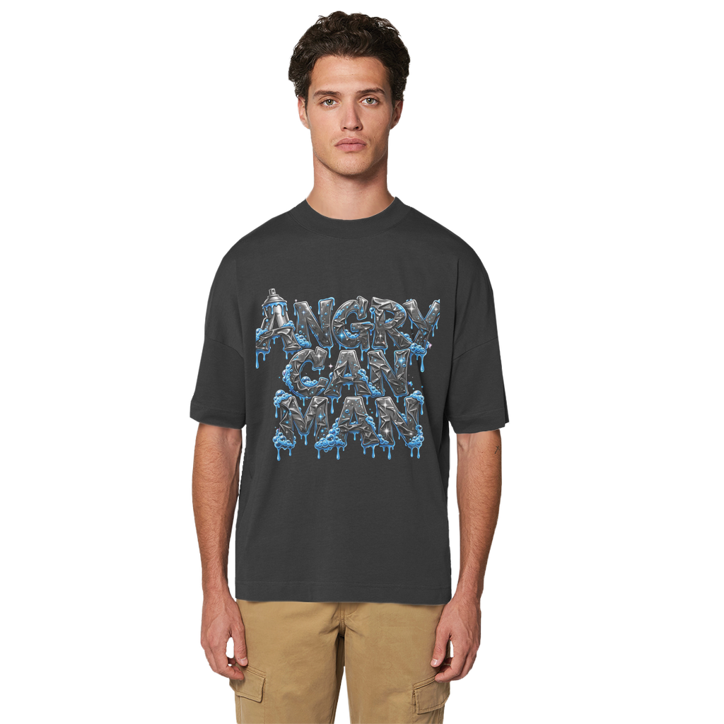 ANGRY CAN MAN 2.0 Premium Organic Oversized T-Shirt