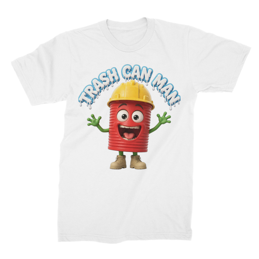 TRASH CAN MAN Premium Jersey Adult T-Shirt