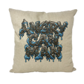 ANGRY CAN MAN 2.0 Throw Pillows
