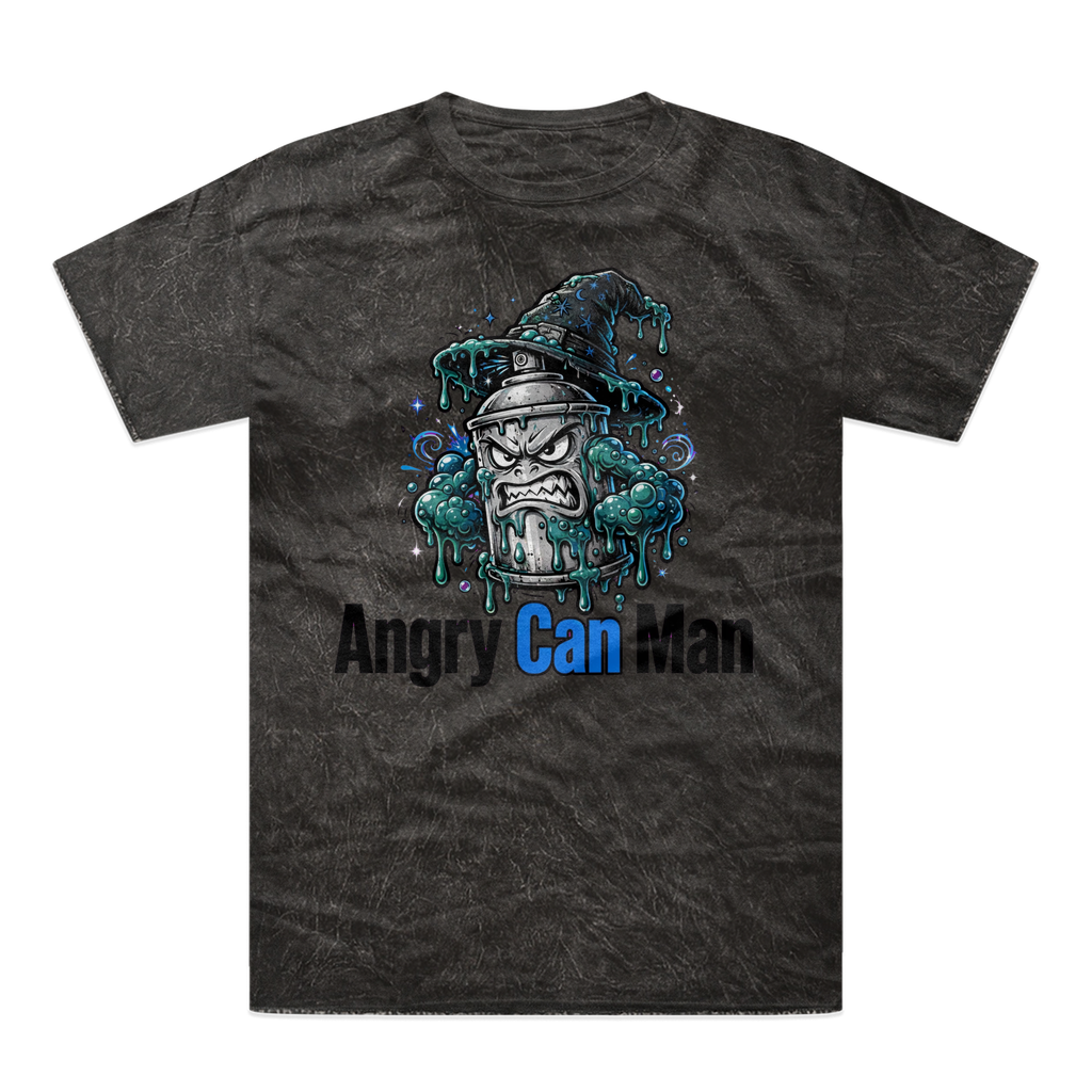 angry can man Tie-Dye T-Shirt