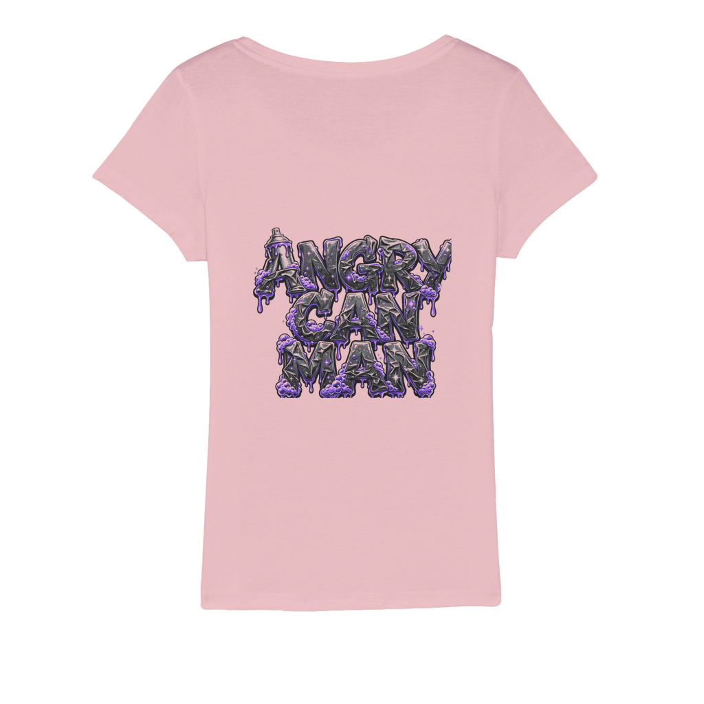 ANGRY CAN MAN 3.0 Organic Jersey Womens T-Shirt