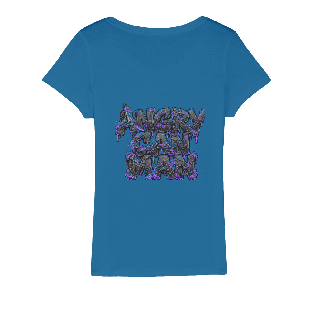 ANGRY CAN MAN 3.0 Organic Jersey Womens T-Shirt