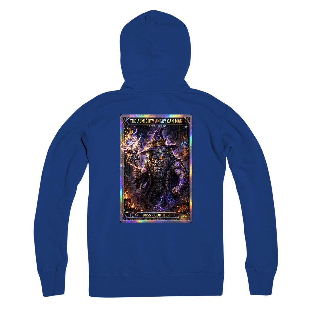 ANGRY CAN MAN 2.0 Premium Adult Zip Hoodie