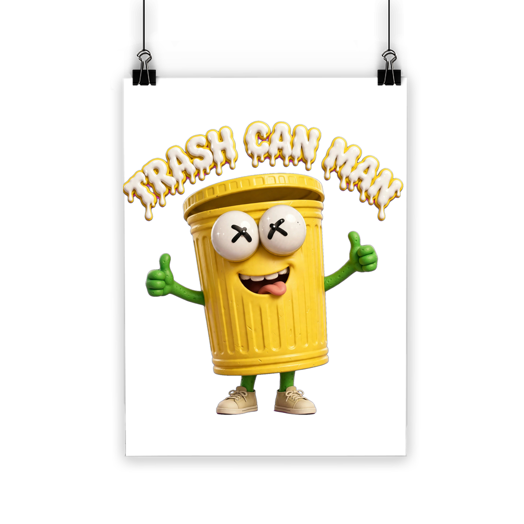 TRASH CAN MAN Classic Poster