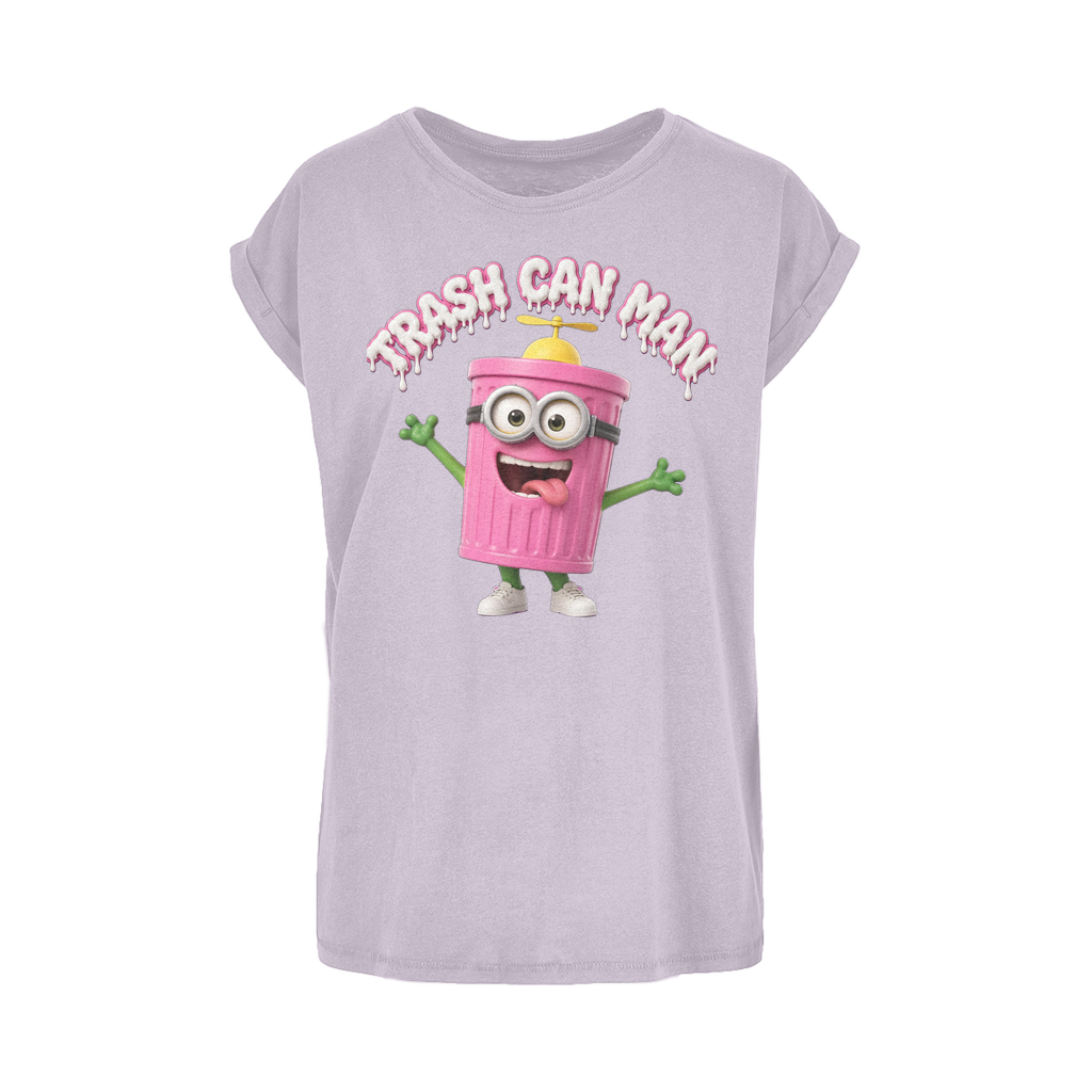 TRASH CAN MAN Women's Extended Shoulder T-Shirt XS-5XL
