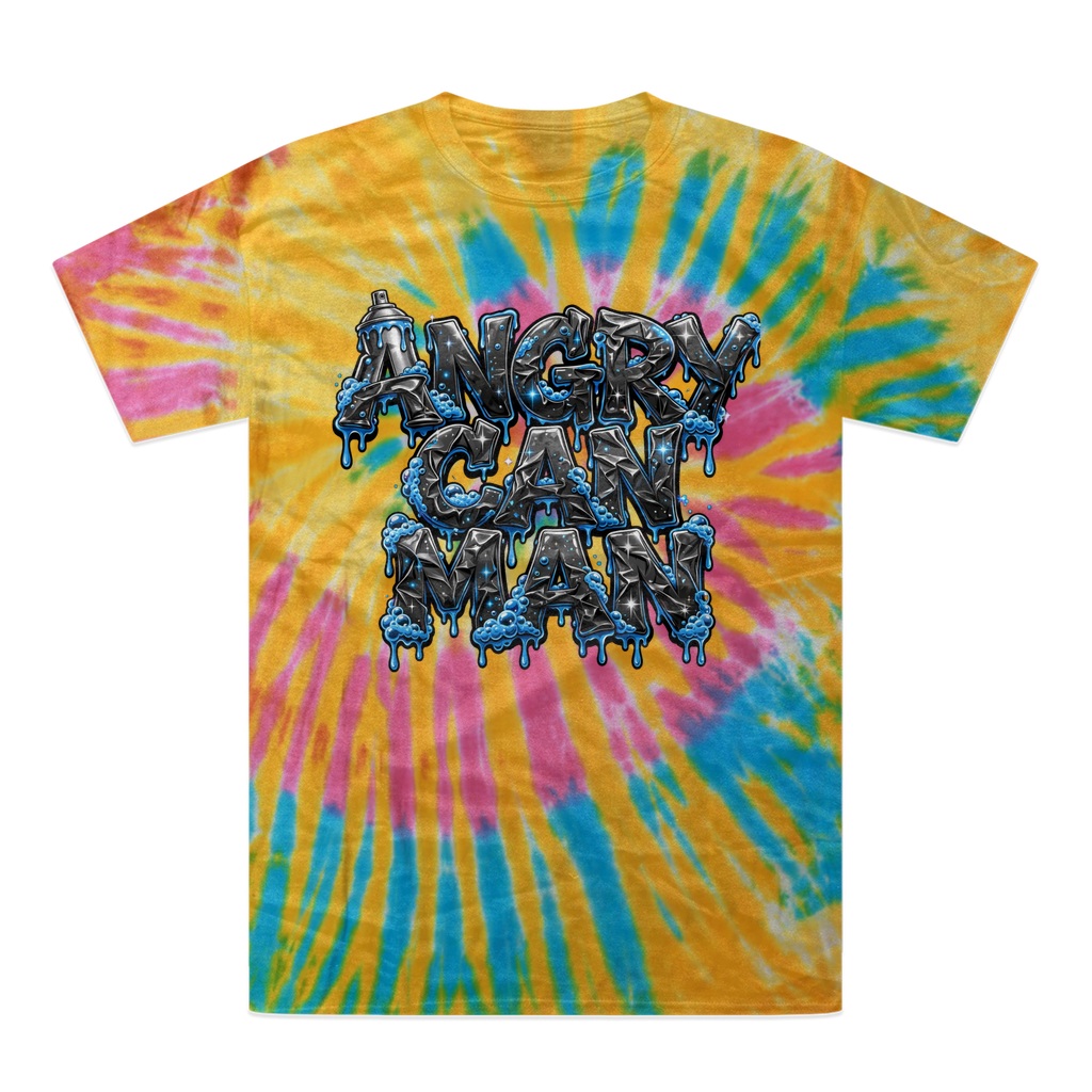 ANGRY CAN MAN 2.0 Tie-Dye T-Shirt