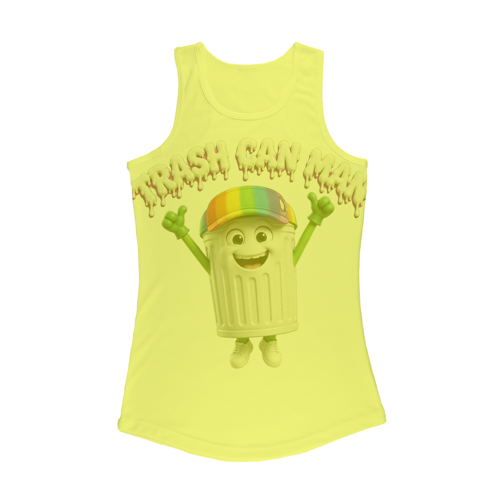 TRASH CAN MAN Women Performance Tank Top