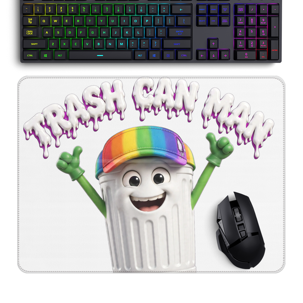 TRASH CAN MAN Large Gaming Pad