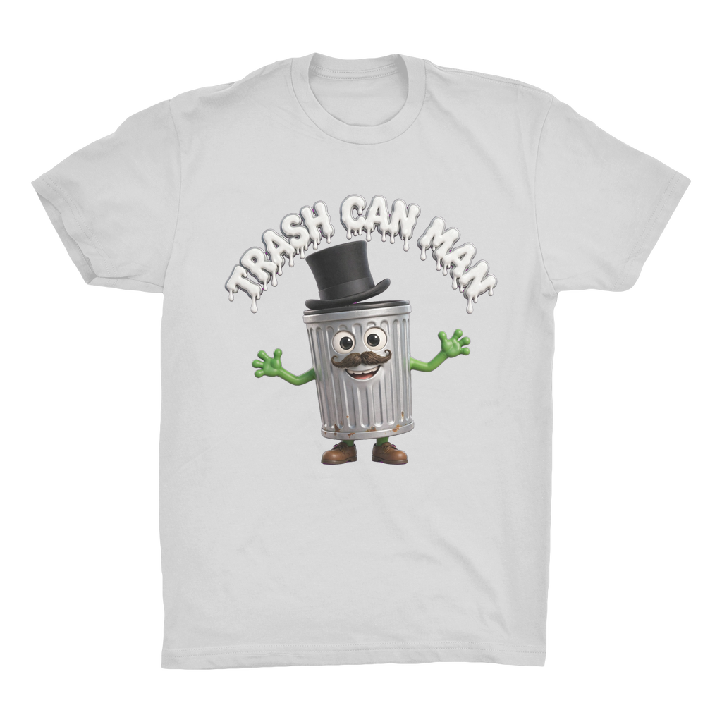 TRASH CAN MAN Organic Adult T-Shirt