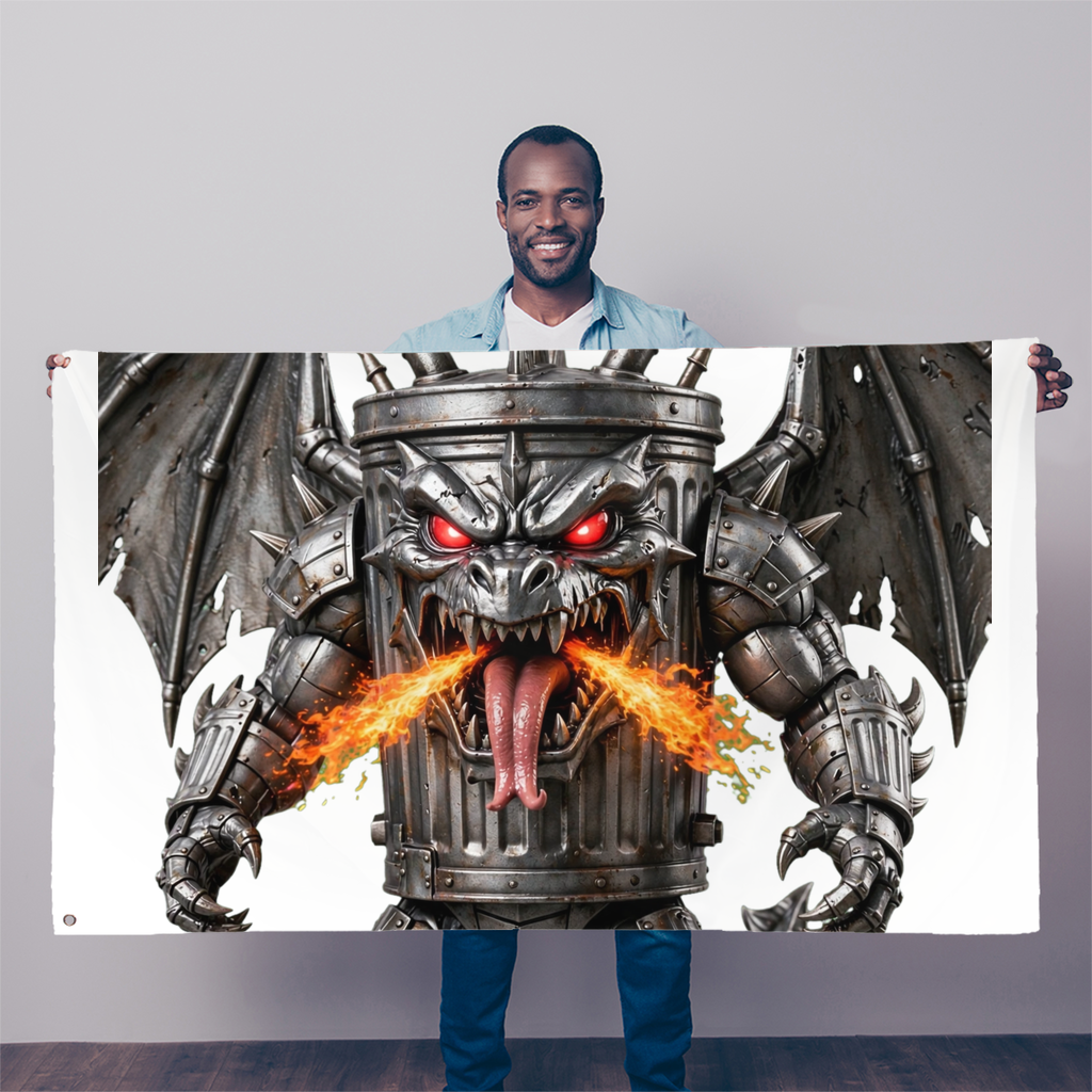 ANGRY CAN MAN 3.0 Sublimation Flag