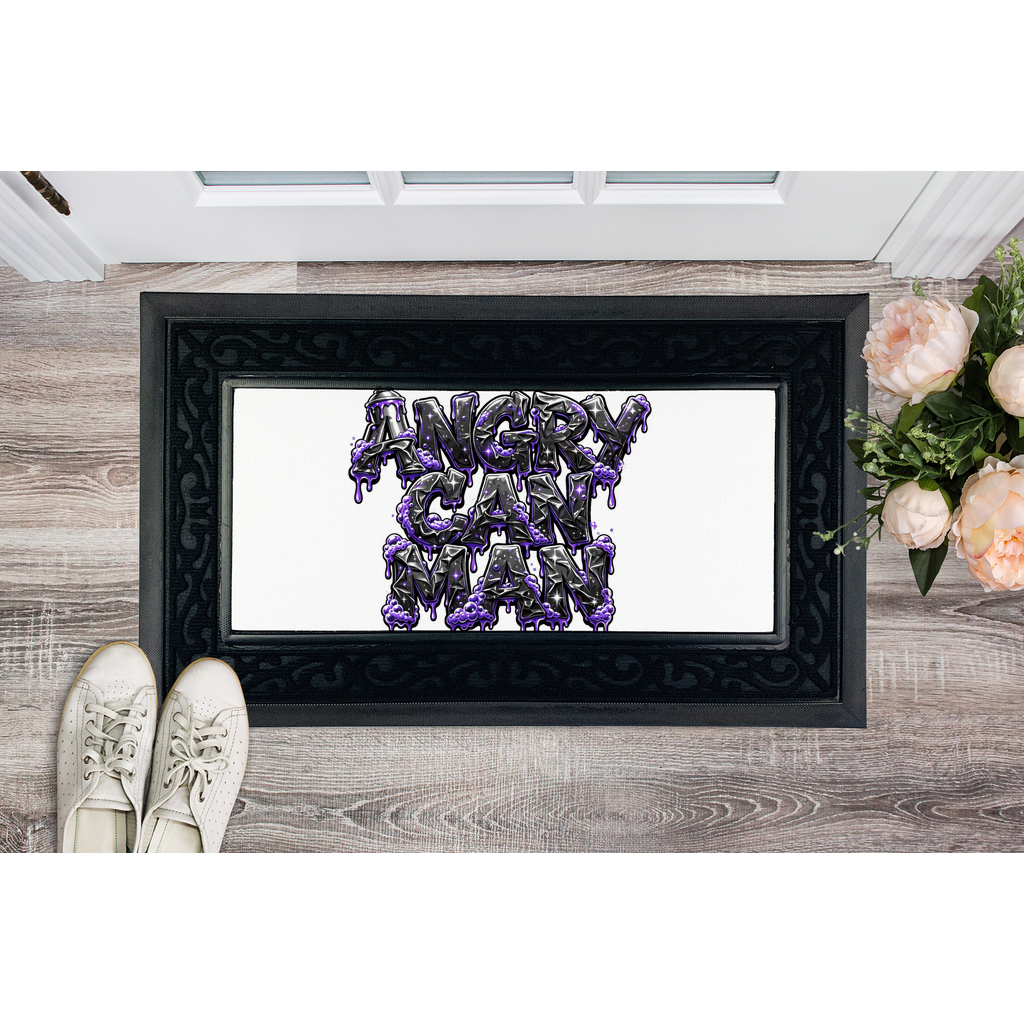 ANGRY CAN MAN 3.0 Sublimation Heavy Duty Door Mat