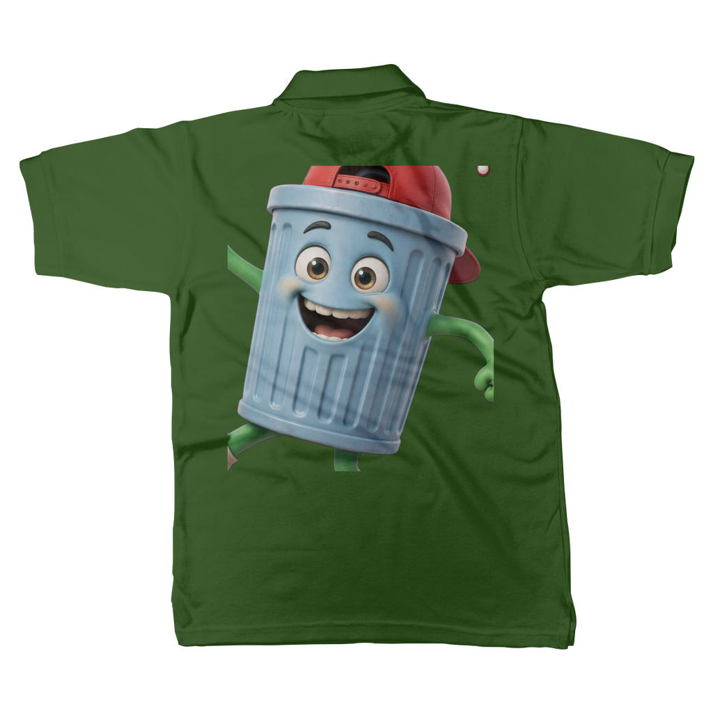 TRASH CAN MAN Classic Women's Polo Shirt