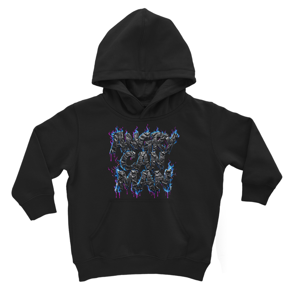 angry can man Classic Kids Hoodie