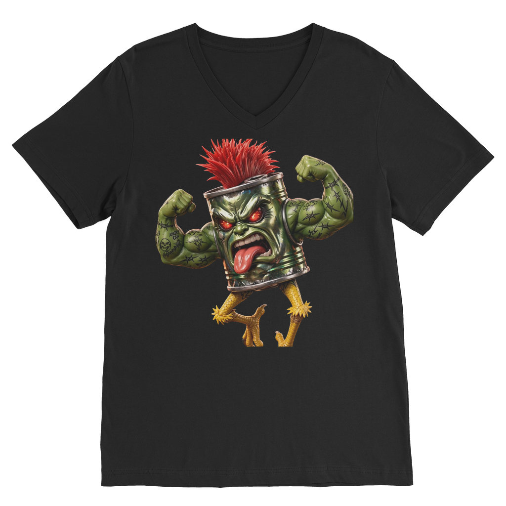ANGRY CAN MAN 2.0 Classic V-Neck T-Shirt