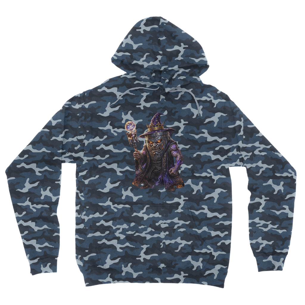 angry can man Camouflage Adult Hoodie