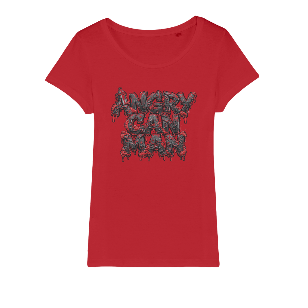 ANGRY CAN MAN 2.0 Organic Jersey Womens T-Shirt
