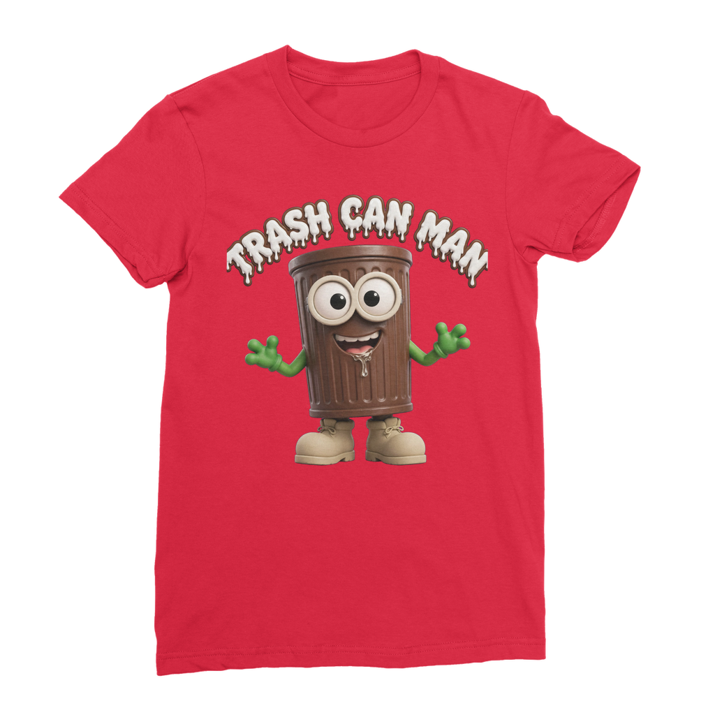 TRASH CAN MAN Premium Jersey Women's T-Shirt