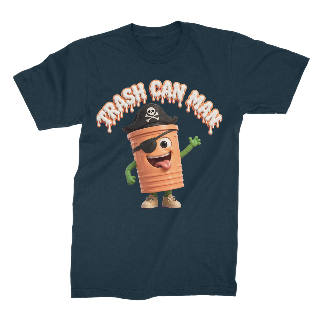 TRASH CAN MAN Unisex Cotton T-Shirt