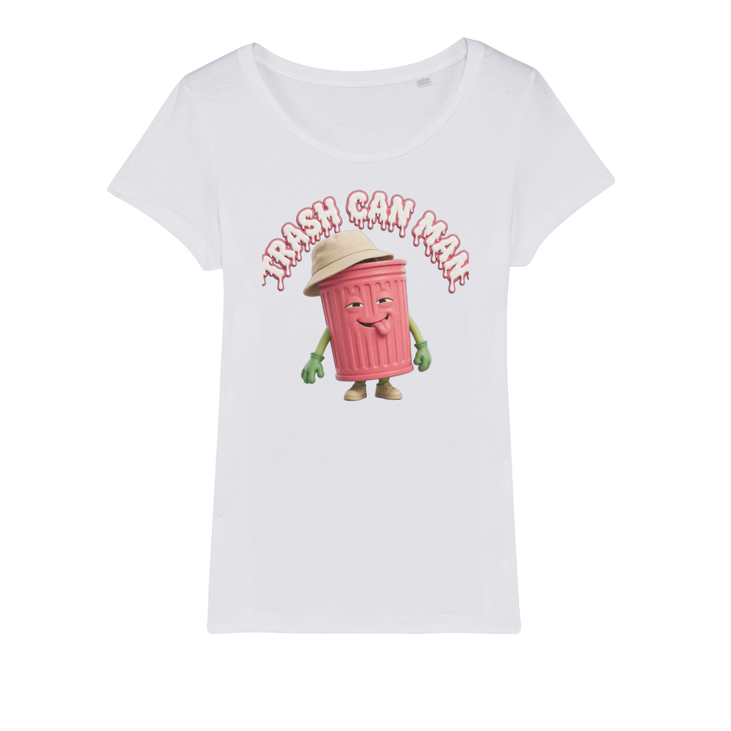 TRASH CAN MAN Organic Jersey Womens T-Shirt