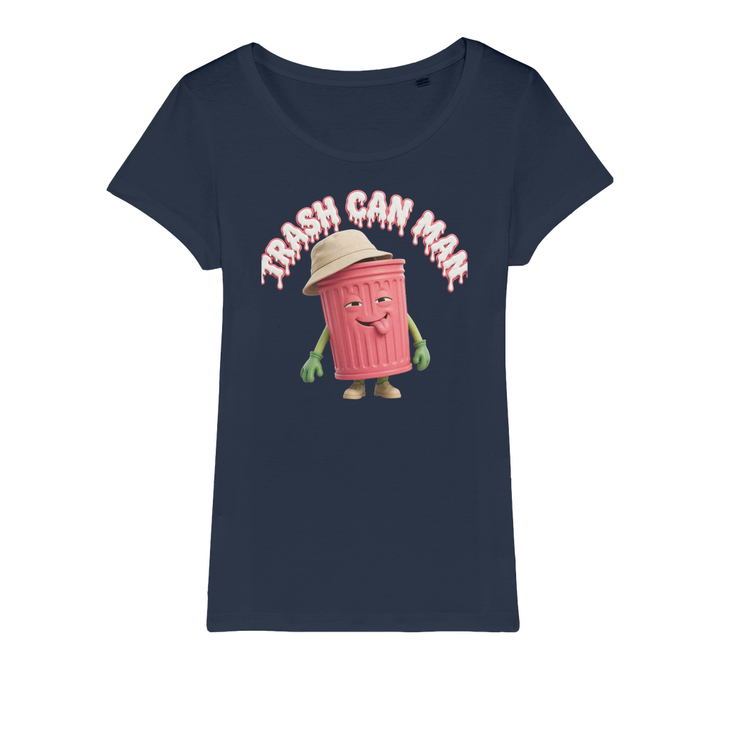 TRASH CAN MAN Organic Jersey Womens T-Shirt
