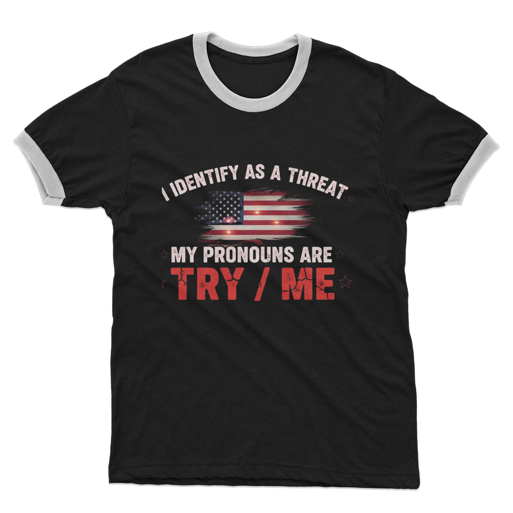 SARCASM 105 Adult Ringer T-Shirt